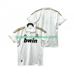 Thuis Retro Tenue van Real Madrid 2012 Heren 2011 Korte Mouw