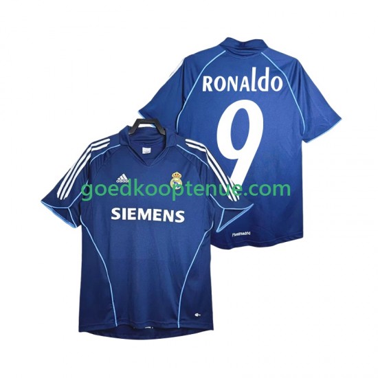 Uit Retro Tenue van Real Madrid Ronaldo 9 2005 Heren 2006 Korte Mouw