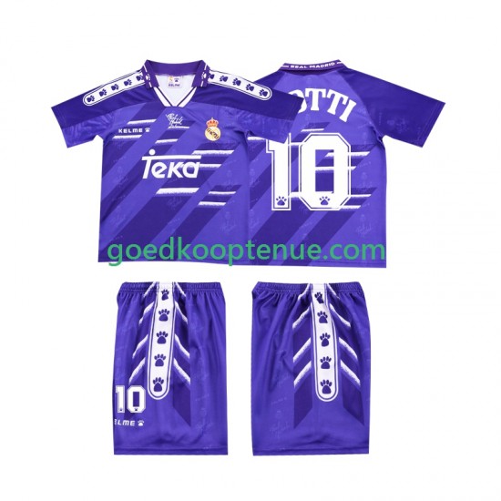 Uit Retro Tenue van Real Madrid TOTTI 10 1996 Kind 2-13 jaar 1994 Korte Mouw
