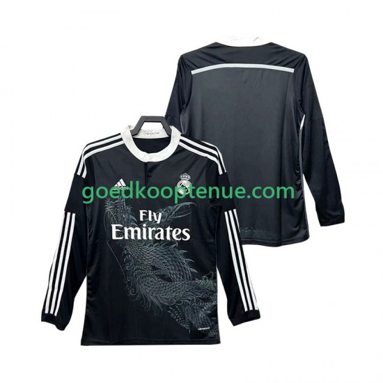 3de Retro Tenue van Real Madrid 2014 2015 Heren Lange Mouw