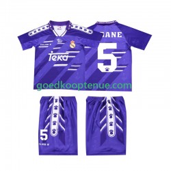 Uit Retro Tenue van Real Madrid ZIDANE 5 1996 Kind 2-13 jaar 1994 Korte Mouw
