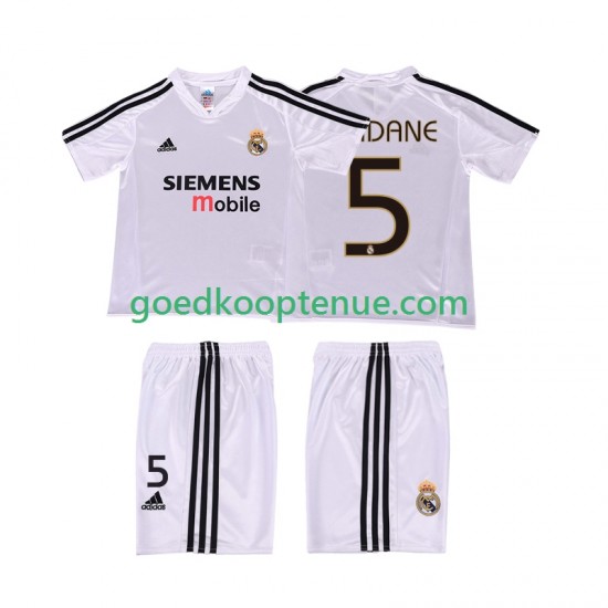 Thuis Retro Tenue van Real Madrid ZIDANE 5 5 Kind 2-13 jaar 2004 2002 Korte Mouw Thuis Retro Tenue van Real Madrid ZIDANE 5 5 Kind 2-13 jaar 2004 2002 Korte Mouw
