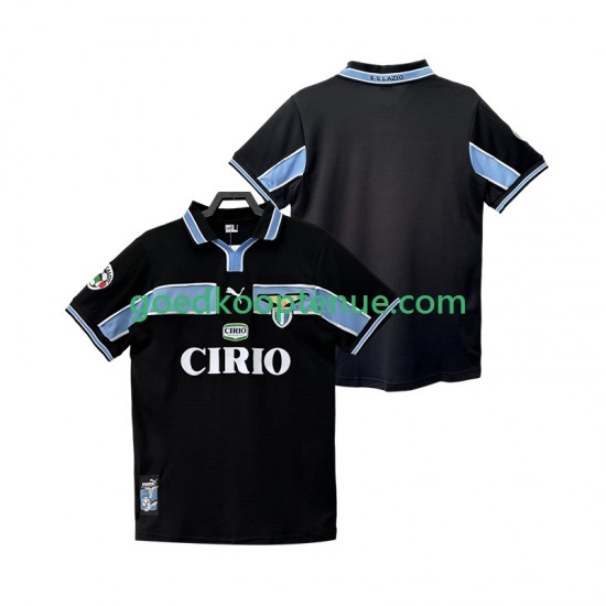 Uit Retro Tenue van SS Lazio Heren 1998 1999 Korte Mouw