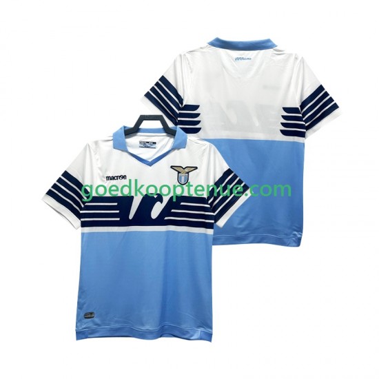 Thuis Retro Tenue van SS Lazio 2014 2015 Heren Korte Mouw