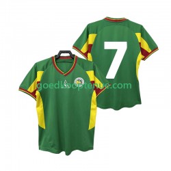 Uit Retro Tenue van Senegal 7 Heren 2002 Korte Mouw