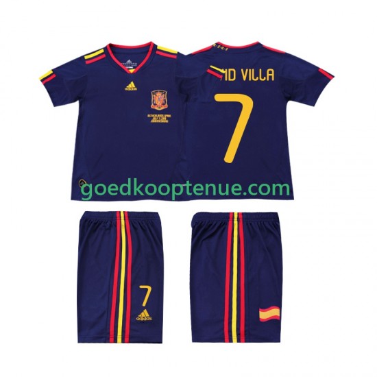 Uit Retro Tenue van Spanje DAVID VILLA 7 Kind 2-13 jaar 2010 Korte Mouw Uit Retro Tenue van Spanje DAVID VILLA 7 Kind 2-13 jaar 2010 Korte Mouw