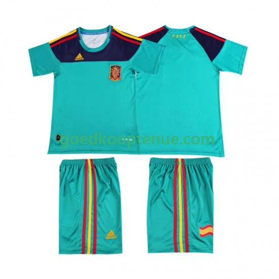 Thuis Retro Tenue van Spanje Keepersshirt Kind 2-13 jaar 2010 Korte Mouw