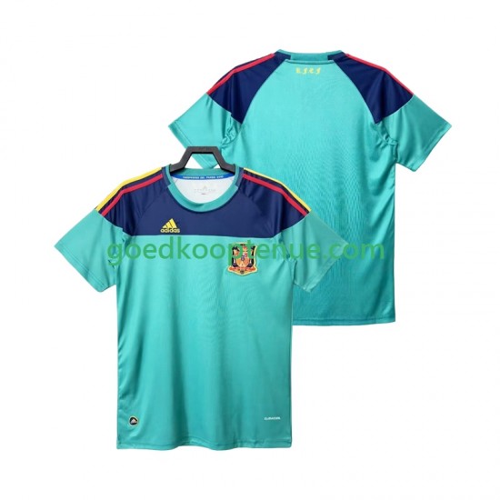 Thuis Retro Tenue van Spanje Keepersshirt Heren 2010 Korte Mouw