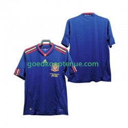 Uit Retro Tenue van Spanje Heren 2010 Korte Mouw