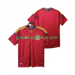 Thuis Retro Tenue van Spanje 2012 Heren Korte Mouw