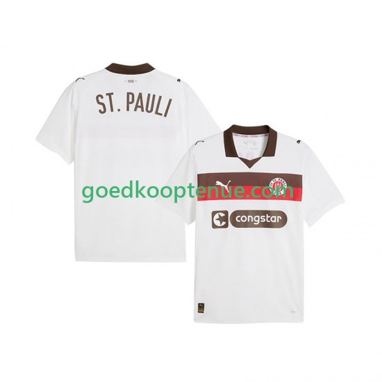 Uit Tenue van St. Pauli Heren 2025-26 Korte Mouw