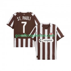 Thuis Tenue van St. Pauli Jackson Irvine 7 Heren 2025-26 Korte Mouw