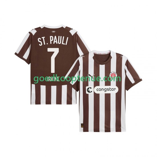 Thuis Tenue van St. Pauli Jackson Irvine 7 Heren 2025-26 Korte Mouw