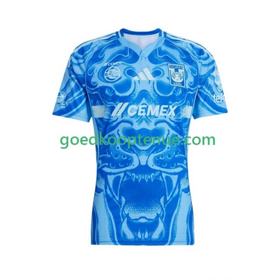 Uit Tenue van Tigres UANL Heren 2025-26 Korte Mouw
