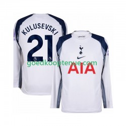 Thuis Tenue van Tottenham Hotspur Kulusevski 21 Heren 2025-26 Lange Mouw