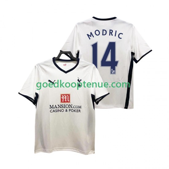 Thuis Retro Tenue van Tottenham Hotspur Luca Modric 14 2009 Heren 2008 Korte Mouw