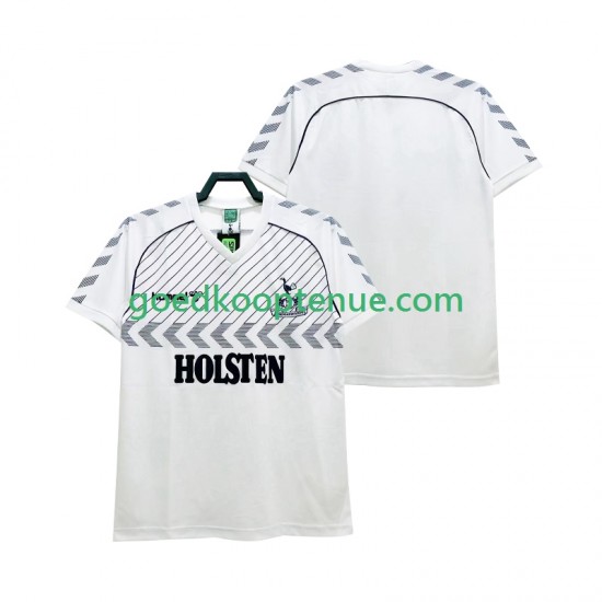 Thuis Retro Tenue van Tottenham Hotspur 1986 Heren Korte Mouw