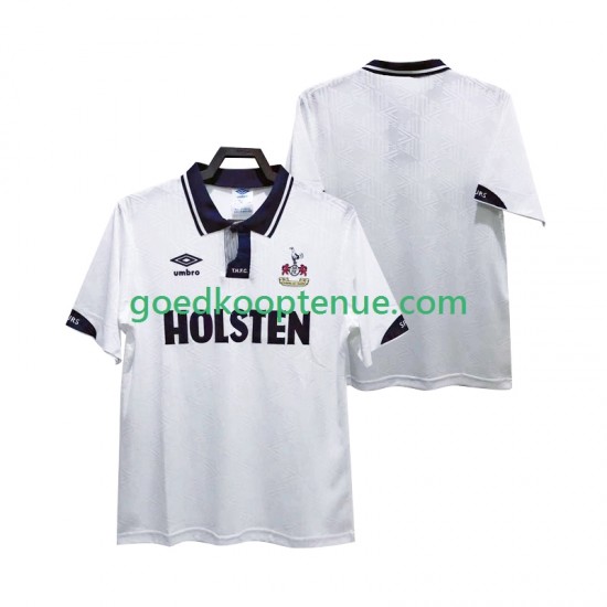 Thuis Retro Tenue van Tottenham Hotspur 1991 1993 Heren Korte Mouw