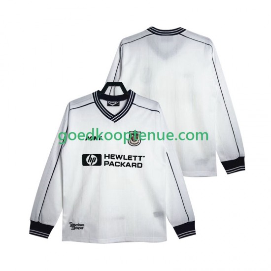 Thuis Retro Tenue van Tottenham Hotspur 1997 Heren 1999 Lange Mouw