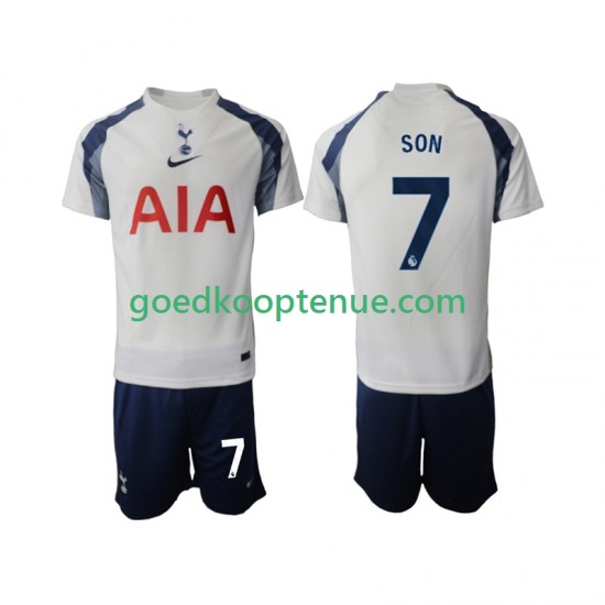 Thuis Tenue van Tottenham Hotspur Son Heung-Min 7 Kind 2-13 jaar 2025-26 Korte Mouw