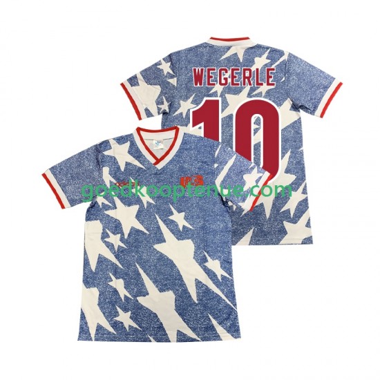 Uit Retro Tenue van USA WEGERLE 10 Heren 1994 Korte Mouw
