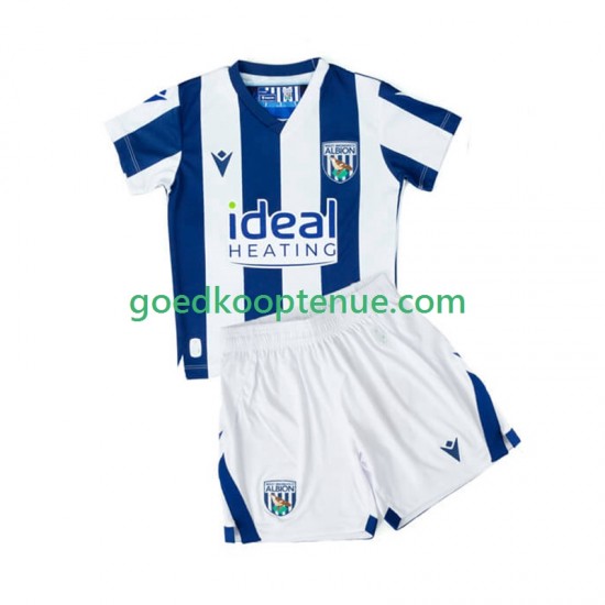 Thuis Tenue van West Bromwich Albion Kind 2-13 jaar 2025-26 Korte Mouw