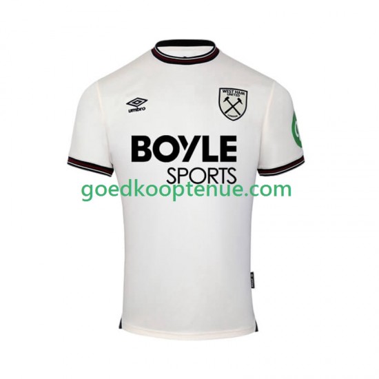 Uit Tenue van West Ham United Heren 2025-26 Korte Mouw