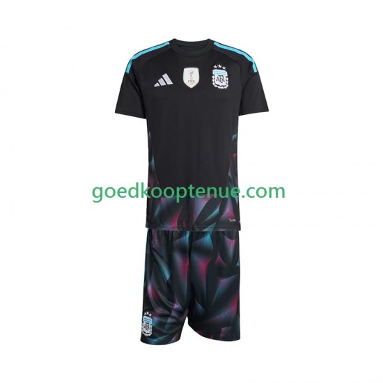 Thuis Tenue van Argentinië Keepersshirt Kind 2-13 jaar WK 2026 Korte Mouw