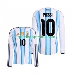 Thuis Tenue van Argentinië Lionel Messi 10 Heren WK 2026 Lange Mouw