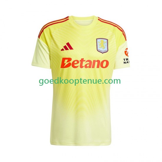Uit Tenue van Aston Villa Keepersshirt Heren 2025-26 Korte Mouw