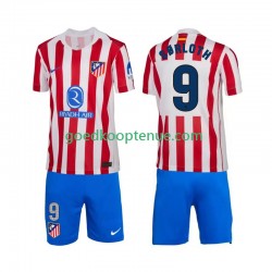 Thuis Tenue van Atlético Madrid Alexander Sorloth 9 Kind 2-13 jaar 2025-26 Korte Mouw