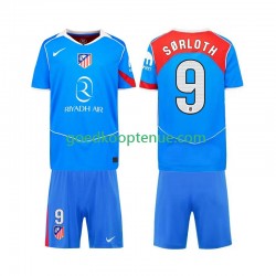 3de Tenue van Atlético Madrid Alexander Sorloth 9 Kind 2-13 jaar 2025-26 Korte Mouw