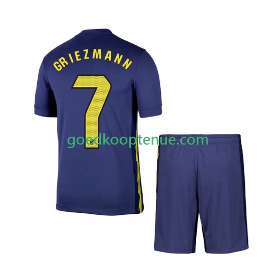 Uit Tenue van Atlético Madrid Antoine Griezmann 7 Kind 2-13 jaar 2025-26 Korte Mouw