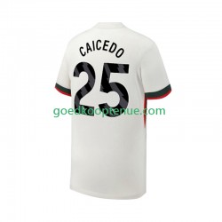 Uit Tenue van Chelsea Moises Caicedo 25 Heren 2025-26 Korte Mouw