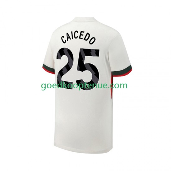 Uit Tenue van Chelsea Moises Caicedo 25 Heren 2025-26 Korte Mouw