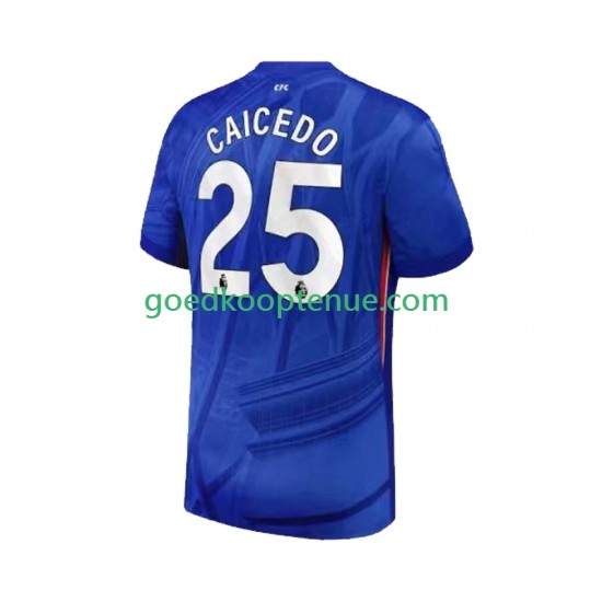 Thuis Tenue van Chelsea Moises Caicedo 25 Heren 2025-26 Korte Mouw