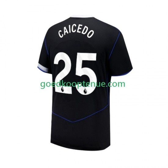 3de Tenue van Chelsea Moises Caicedo 25 Heren 2025-26 Korte Mouw