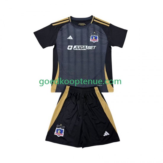 Uit Tenue van Colo-Colo Kind 2-13 jaar 2025-26 Korte Mouw