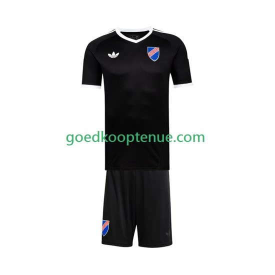 Thuis Tenue van Colo-Colo Keepersshirt Centenary Kind 2-13 jaar 2025-26 Korte Mouw
