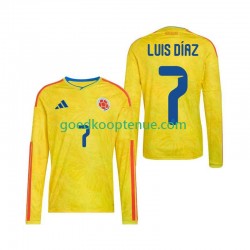 Thuis Tenue van Colombia Luis Diaz 7 Heren WK 2026 Lange Mouw