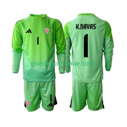 Thuis Tenue van Costa Rica Keepersshirt Keylor Navas 1 Kind 2-13 jaar 2025 Lange Mouw