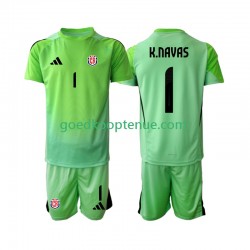 Thuis Tenue van Costa Rica Keepersshirt Keylor Navas 1 Kind 2-13 jaar 2025 Korte Mouw