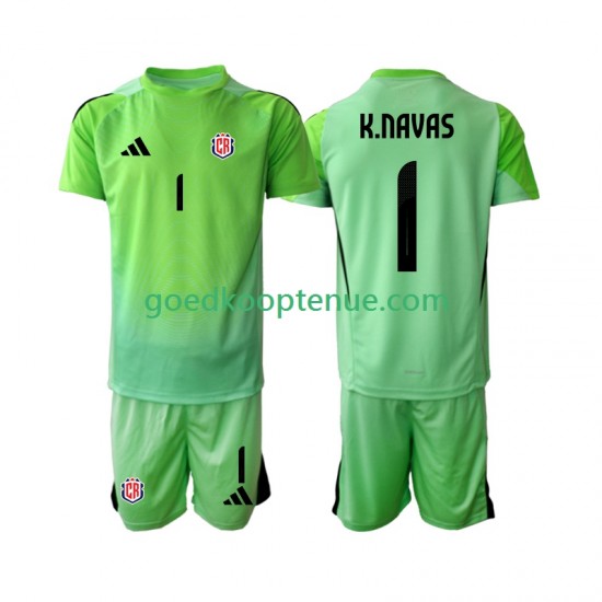 Thuis Tenue van Costa Rica Keepersshirt Keylor Navas 1 Kind 2-13 jaar 2025 Korte Mouw