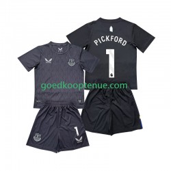 Uit Tenue van Everton Keepersshirt Pickford 1 Kind 2-13 jaar 2025-26 Korte Mouw
