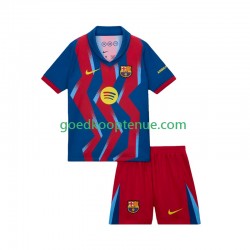 4de Tenue van FC Barcelona Kind 2-13 jaar 2025-26 Korte Mouw