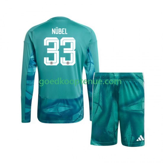 Thuis Tenue van Duitsland Keepersshirt Alexander Nubel 33 Kind 2-13 jaar WK 2026 Lange Mouw