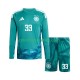 Thuis Tenue van Duitsland Keepersshirt Alexander Nubel 33 Kind 2-13 jaar WK 2026 Lange Mouw