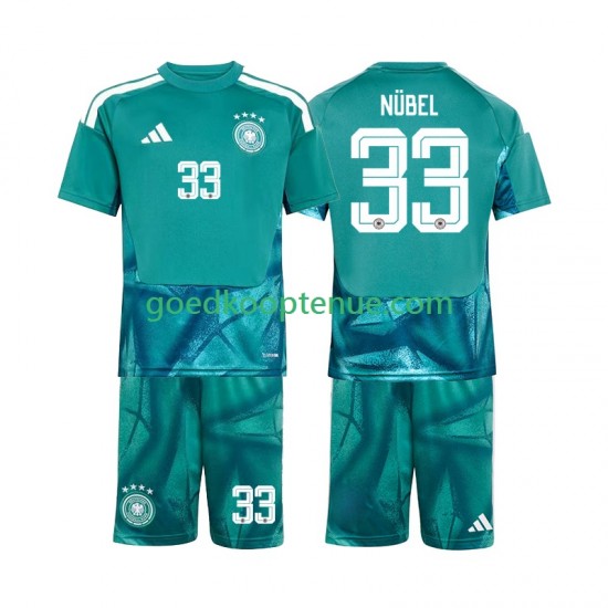 Thuis Tenue van Duitsland Keepersshirt Alexander Nubel 33 Kind 2-13 jaar WK 2026 Korte Mouw