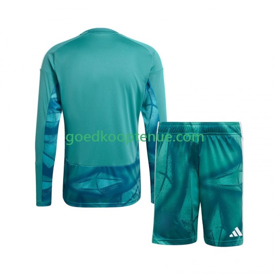 Thuis Tenue van Duitsland Keepersshirt Kind 2-13 jaar WK 2026 Lange Mouw