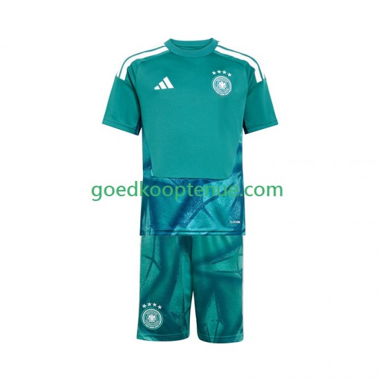 Thuis Tenue van Duitsland Keepersshirt Kind 2-13 jaar WK 2026 Korte Mouw
